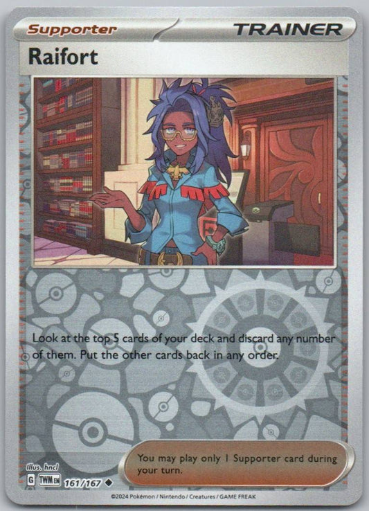 Raifort 161 Reverse Holo Trainer Card - Twilight Masquerade