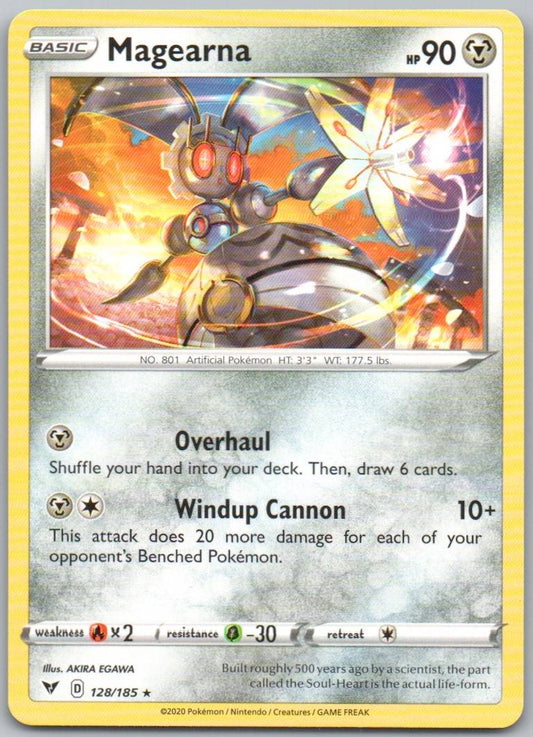 Magearna 128 Normal Steel Card - Vivid Voltage