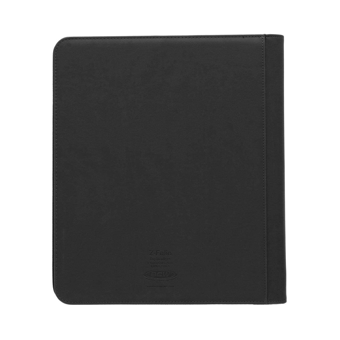 BCW Z-Folio 9-Pocket LX Album - Toploaders - Black