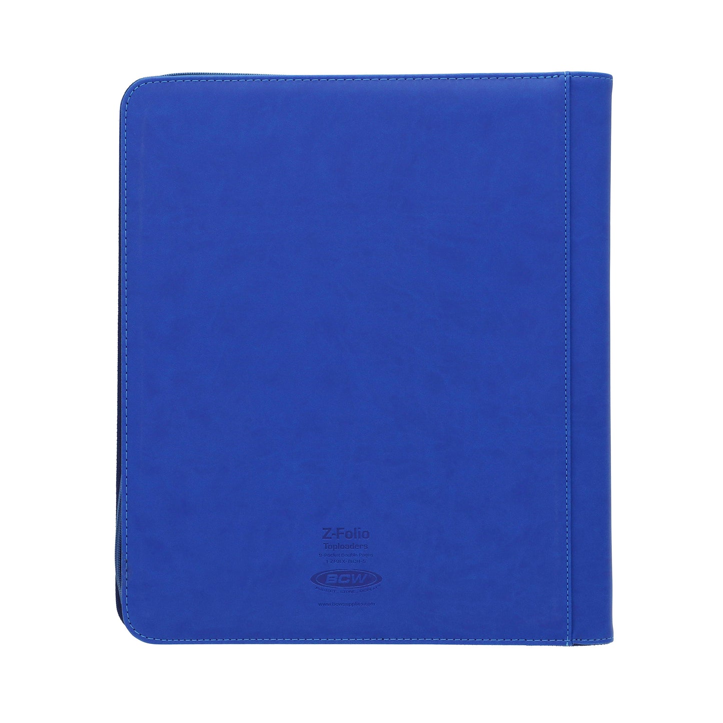 BCW Z-Folio 9-Pocket LX Album - Toploaders - Blue