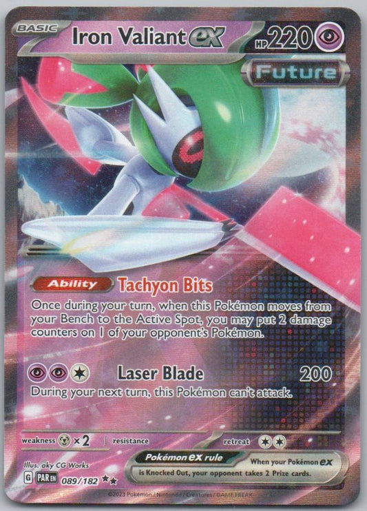 Iron Valiant ex 089 NOR Card - Paradox Rift