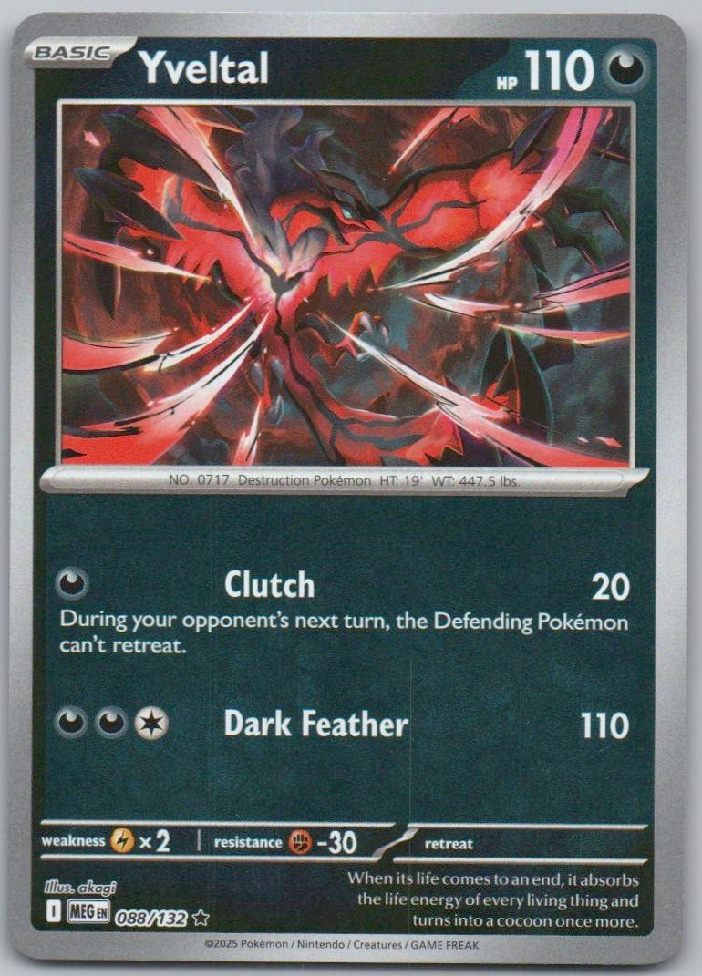 Yveltal (Game Stop) 088 HOL Card - Miscellaneous Cards & Products