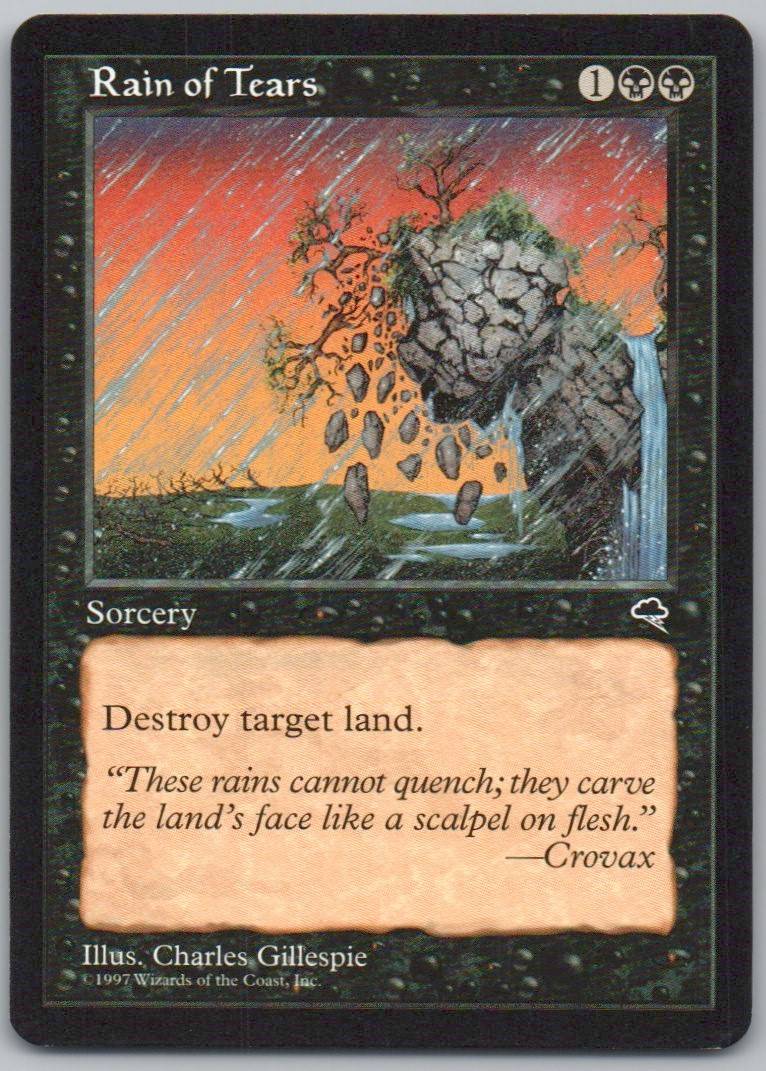 Rain of Tears 149 Normal Sorcery Card - Tempest