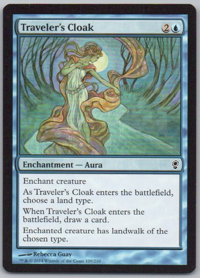Traveler's Cloak 109 Normal Enchantment Card - Conspiracy