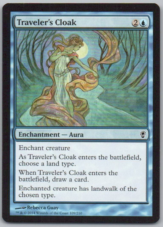 Traveler's Cloak 109 Normal Enchantment Card - Conspiracy