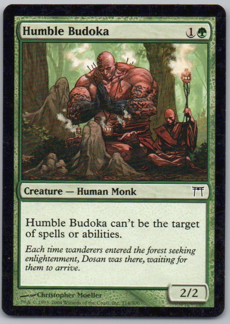 Humble Budoka 214 Normal Creature Card - Champions of Kamigawa