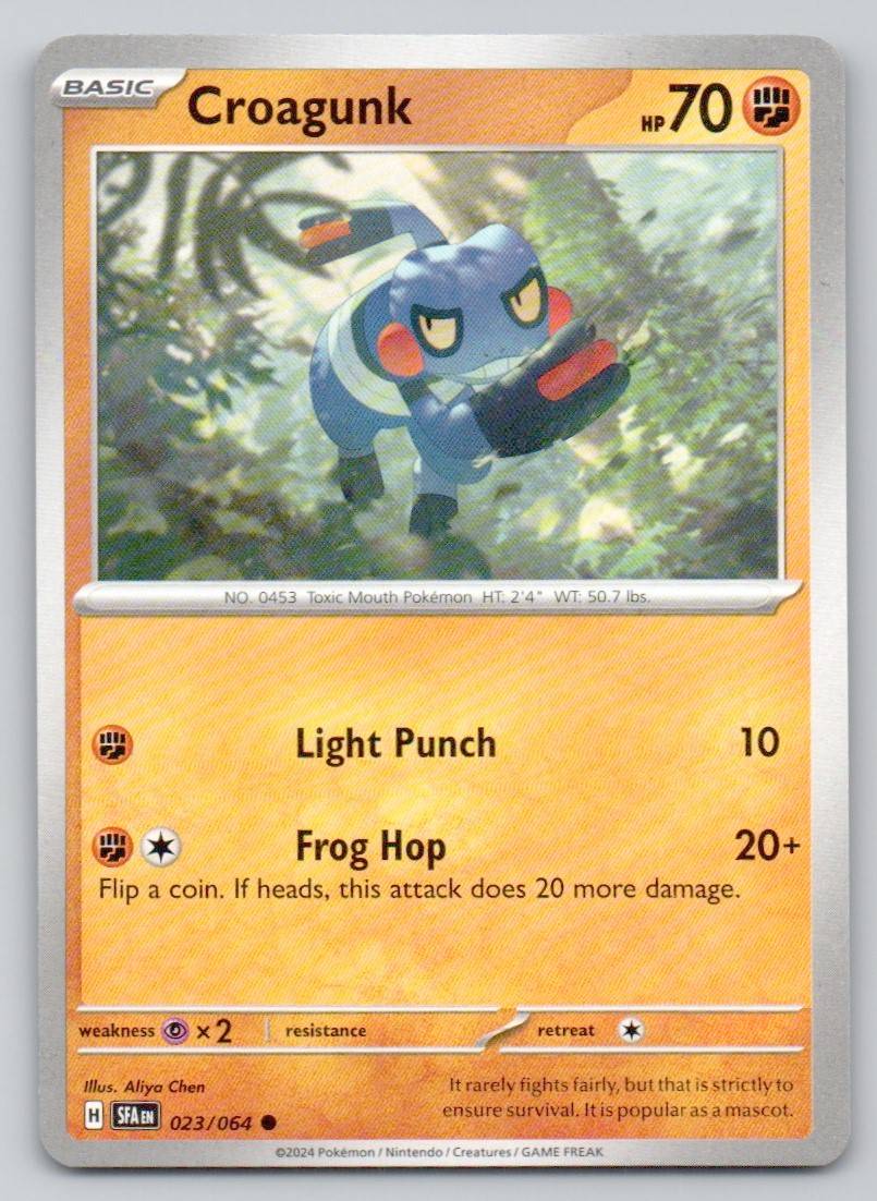 Croagunk 023 NOR Card - Shrouded Fable