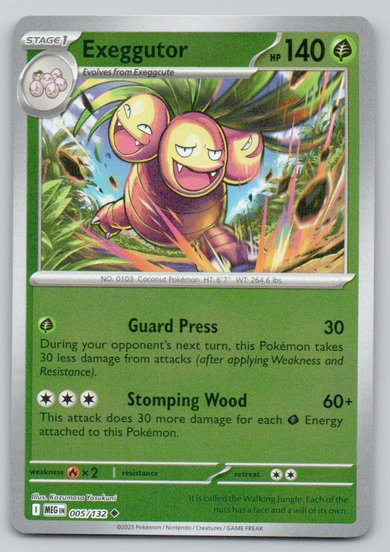 Exeggutor 005 REV Card - Mega Evolution