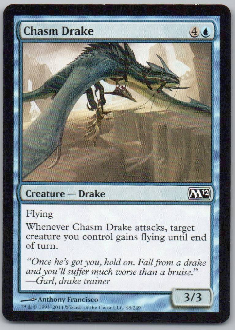 Chasm Drake 48 Normal Creature Card - Magic 2012