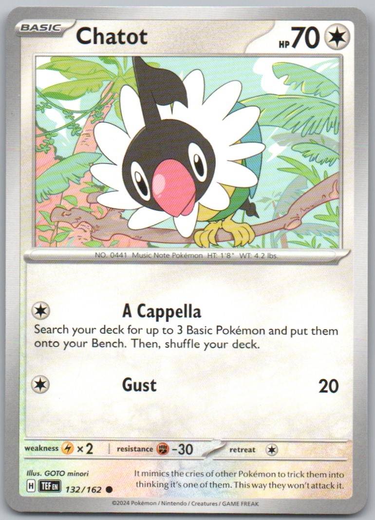 Chatot 132 NOR Card - Temporal Forces