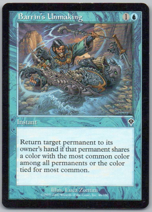 Barrin's Unmaking 46 Normal Instant Card - Invasion