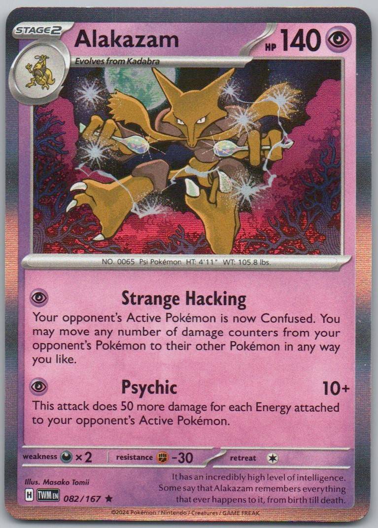 Alakazam 082 NOR Card - Twilight Masquerade