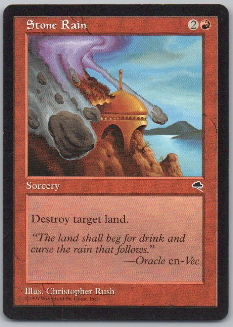 Stone Rain 206 Normal Sorcery Card - Tempest