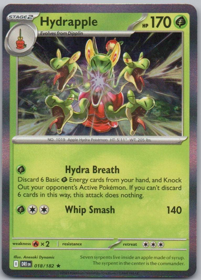 Hydrapple 018 NOR Card - Destined Rivals