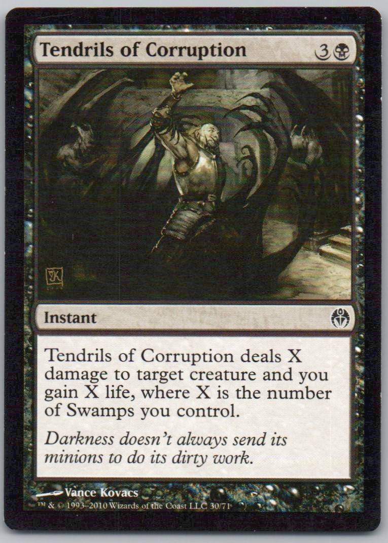 Tendrils of Corruption 30 Normal Instant Card - Duel Decks: Phyrexia vs. the Coalition