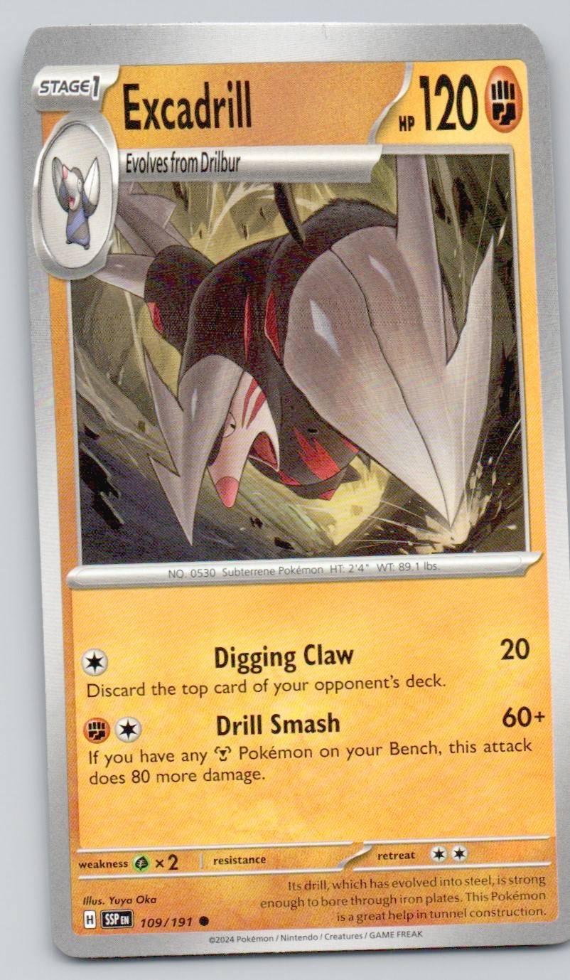 Excadrill 109 NOR Card - Surging Sparks