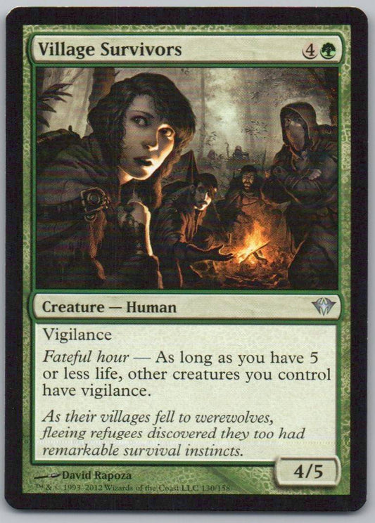 Village Survivors 130 Normal Creature Card - Dark Ascension