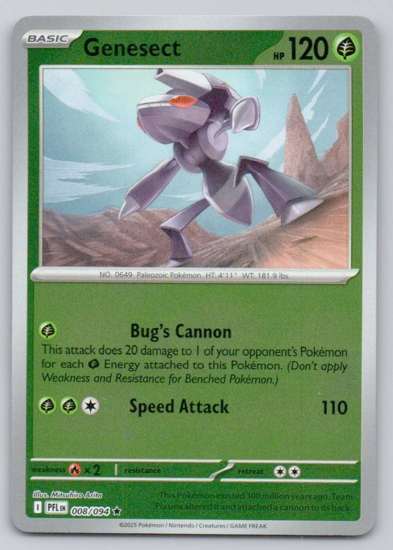 Genesect 008 REV Card - Phantasmal Flames