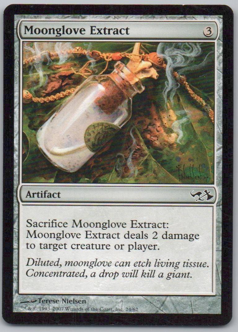 Moonglove Extract 24 Normal Artifact Card - Duel Decks: Elves vs. Goblins