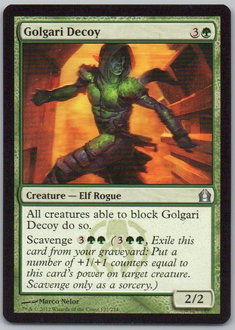 Golgari Decoy 127 Normal Creature Card - Return to Ravnica