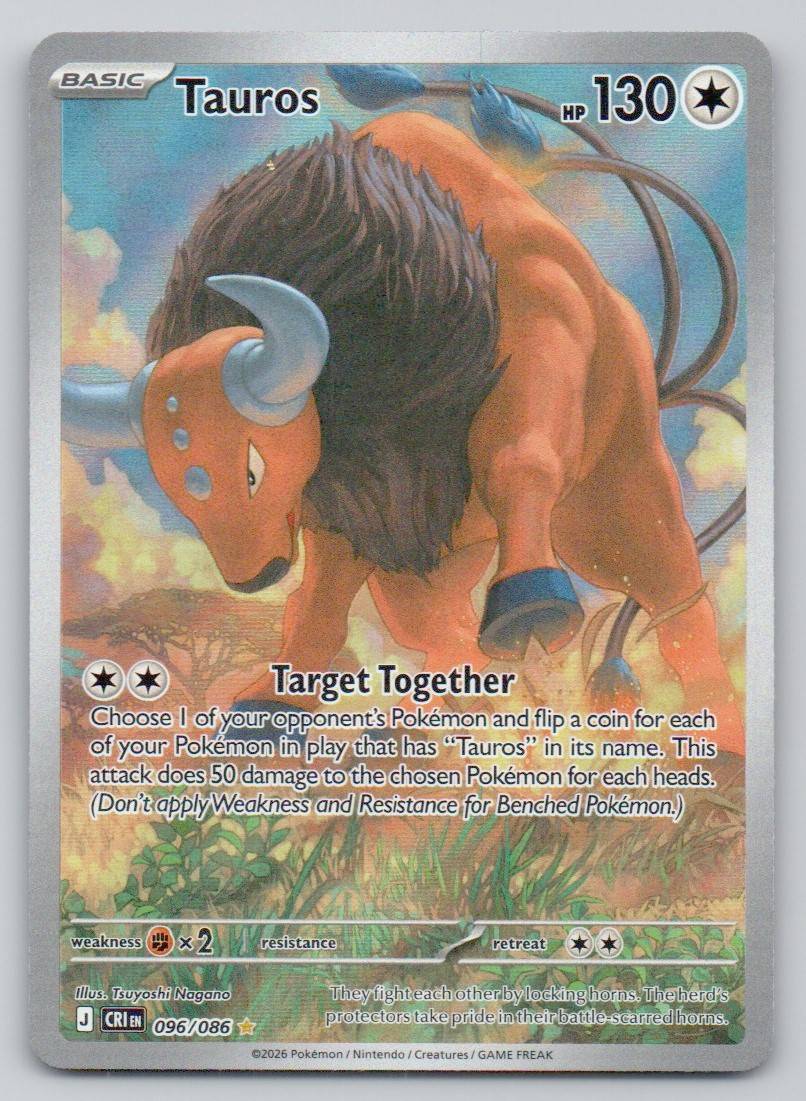 Tauros 096 NOR Card - ME04: Chaos Rising