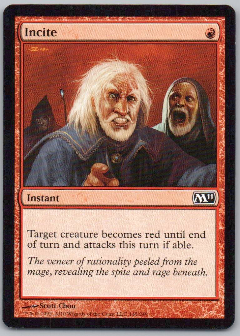 Incite 145 Normal Instant Card - Magic 2011