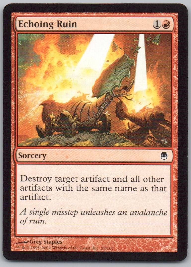 Echoing Ruin 59 Normal Sorcery Card - Darksteel