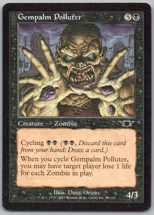 Gempalm Polluter 70 Normal Creature Card - Legions