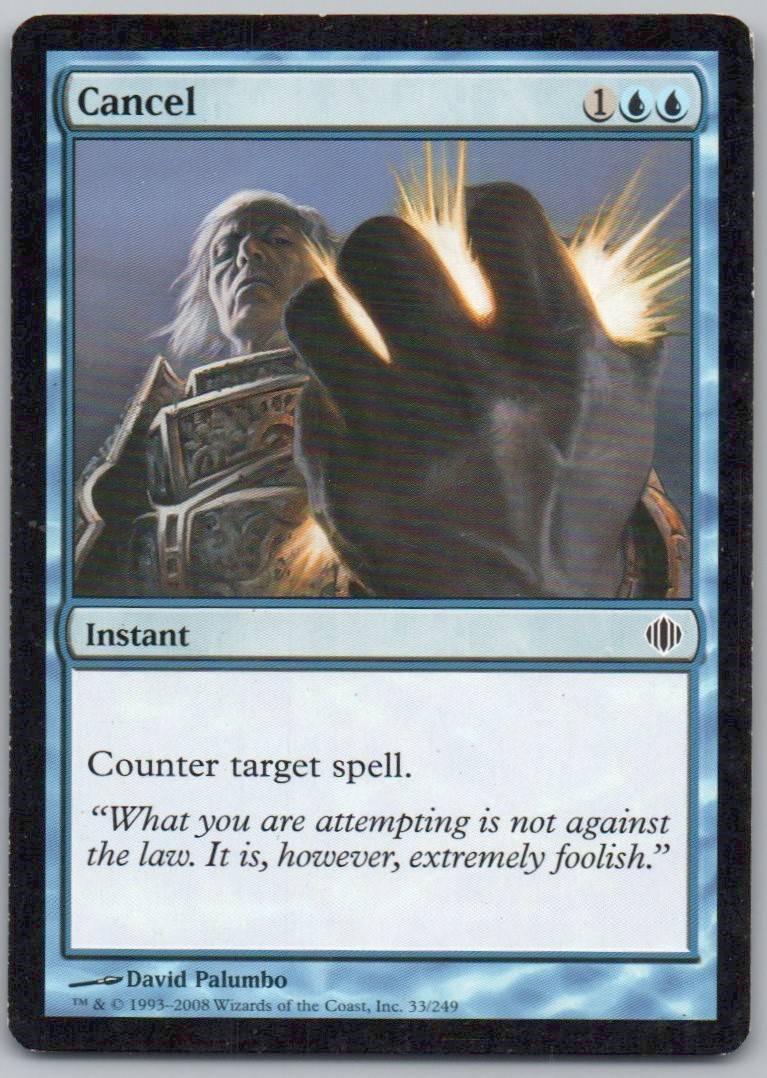 Cancel 33 Normal Instant Card - Shards of Alara