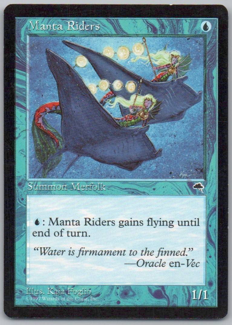 Manta Riders 74 Normal Creature Card - Tempest