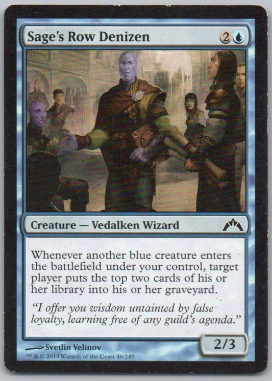 Sage's Row Denizen 46 Normal Creature Card - Gatecrash