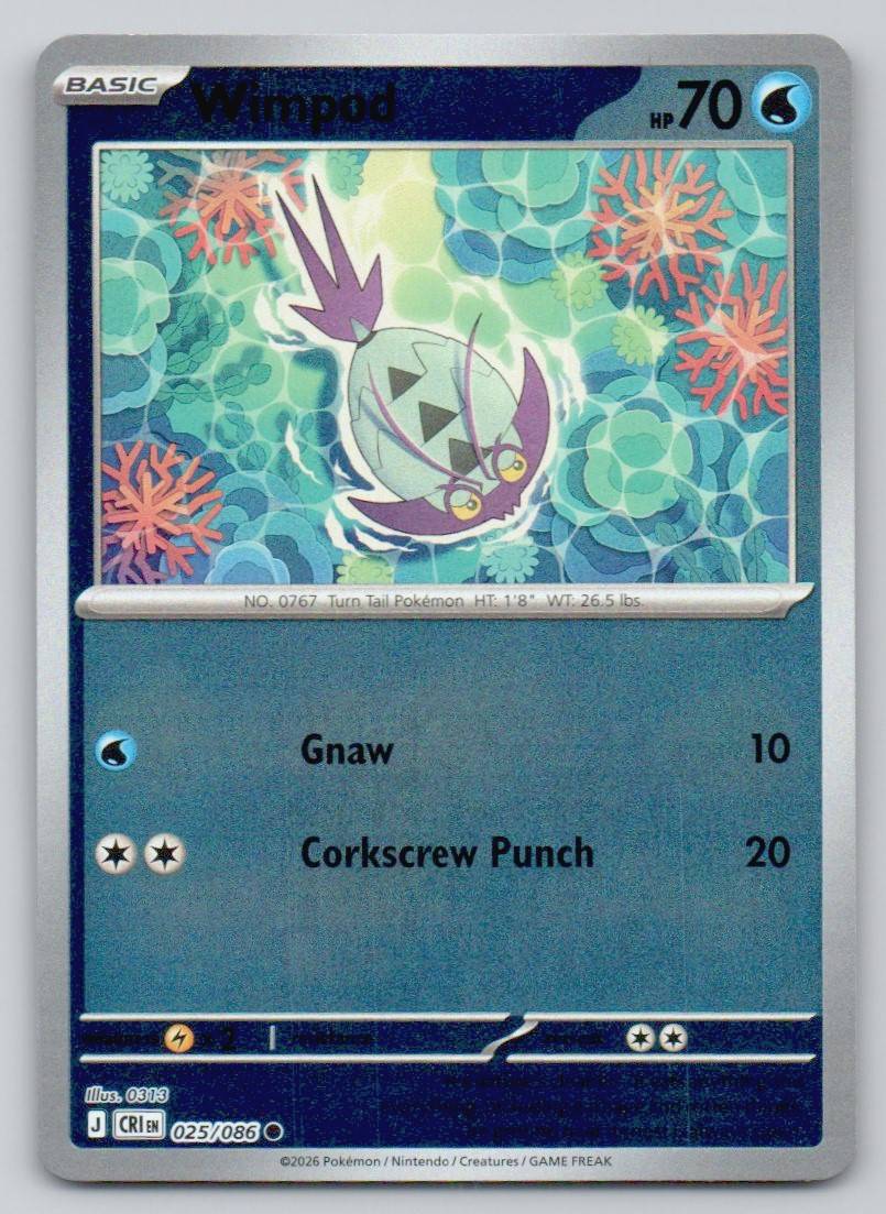 Wimpod 025 HOL Card - ME04: Chaos Rising