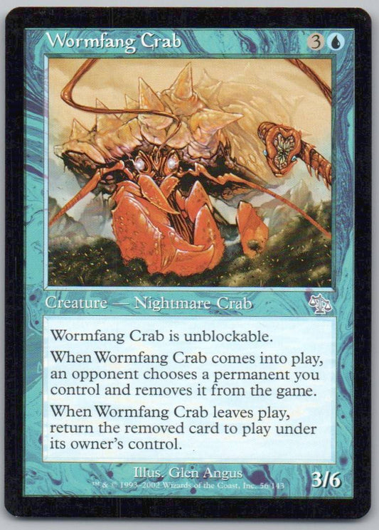Wormfang Crab 56 Normal Creature Card - Judgment