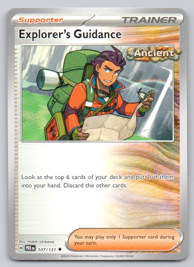 Explorer's Guidance 107 NOR Card - Prismatic Evolutions