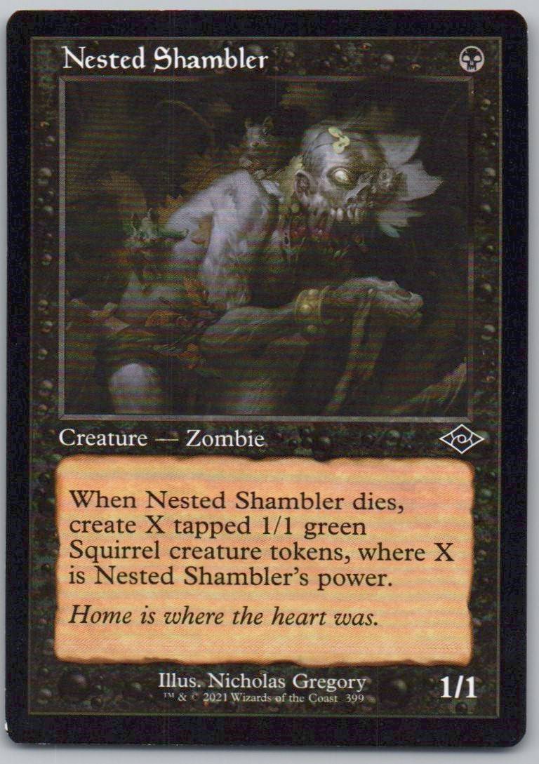 Nested Shambler (Retro Frame) 399 Normal Creature Card - Modern Horizons 2