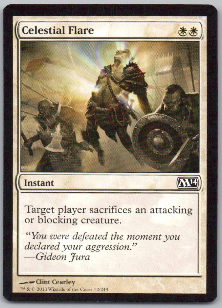 Celestial Flare 12 Normal Instant Card - Magic 2014