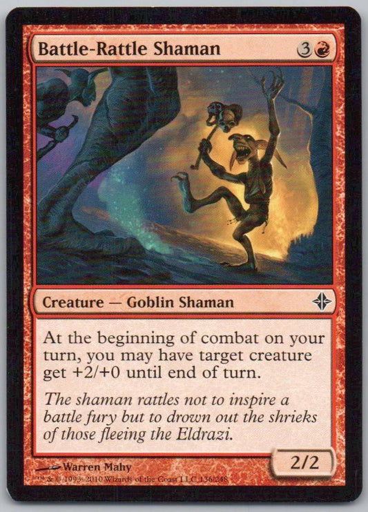 Battle-Rattle Shaman 136 Normal Creature Card - Rise of the Eldrazi