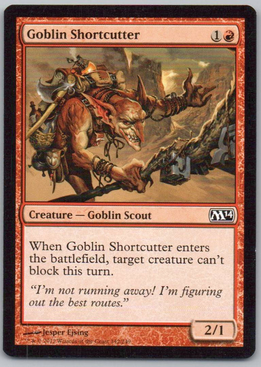 Goblin Shortcutter 142 Normal Creature Card - Magic 2014