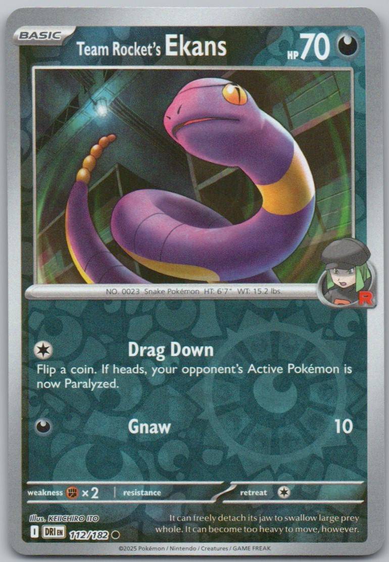 112 - Team Rocket's Ekans