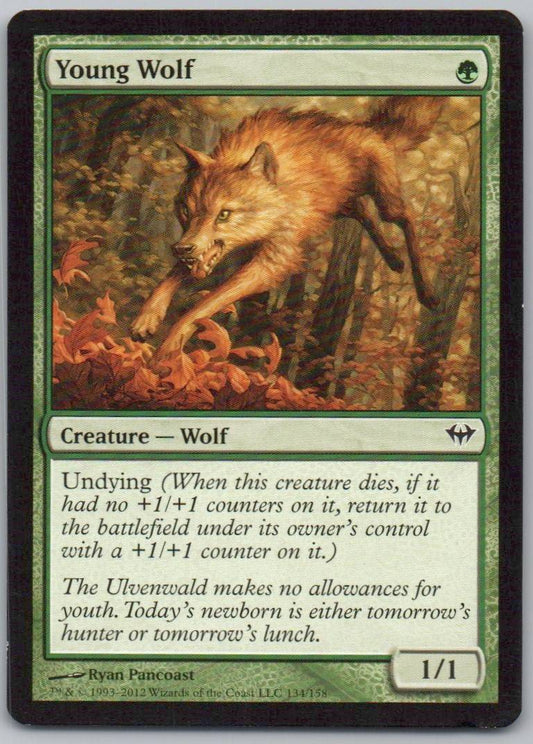 Young Wolf 134 Normal Creature Card - Dark Ascension