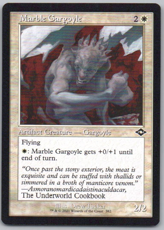 Marble Gargoyle (Retro Frame) 382 Normal Artifact Card - Modern Horizons 2