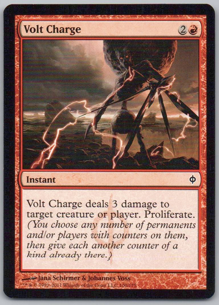 Volt Charge 100 Normal Instant Card - New Phyrexia