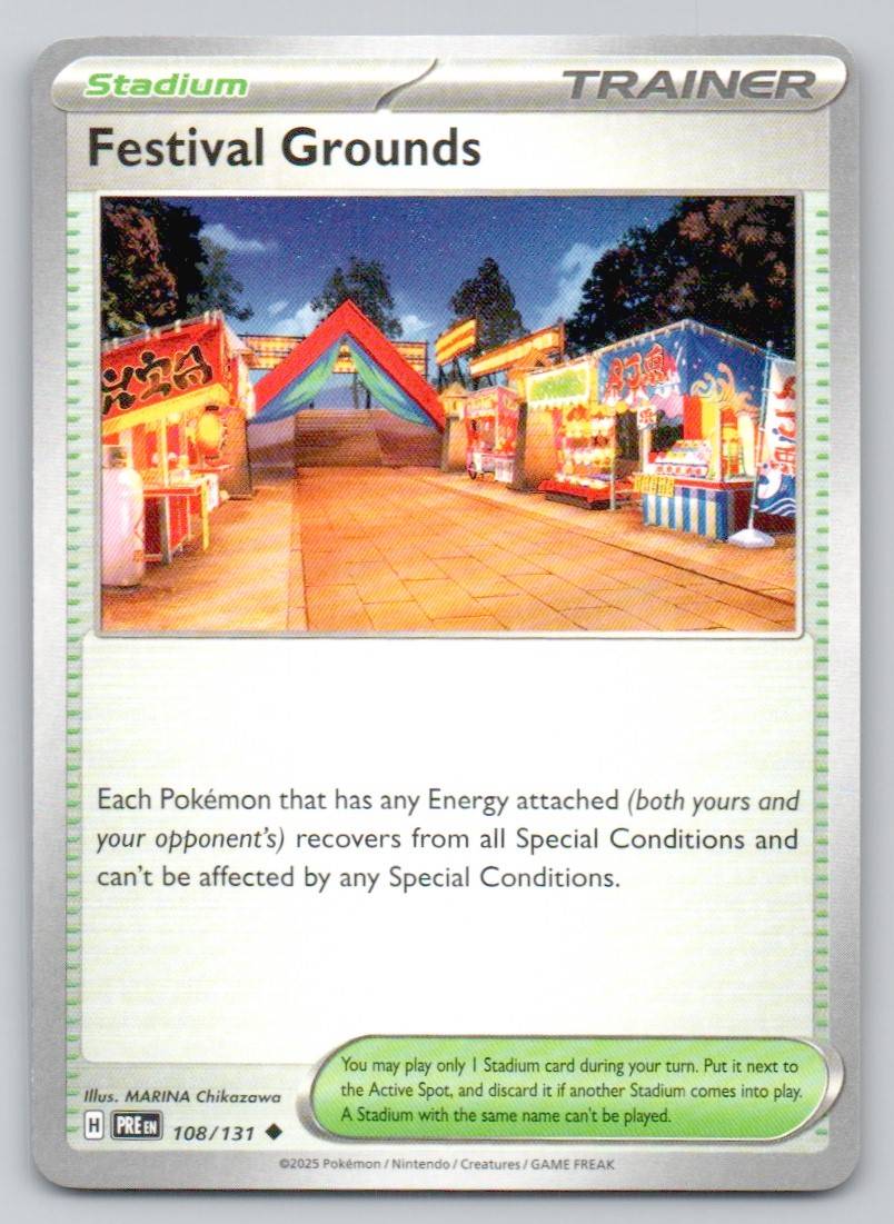 Festival Grounds 108 NOR Card - Prismatic Evolutions