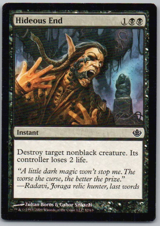 Hideous End 52 Normal Instant Card - Duel Decks: Garruk vs. Liliana