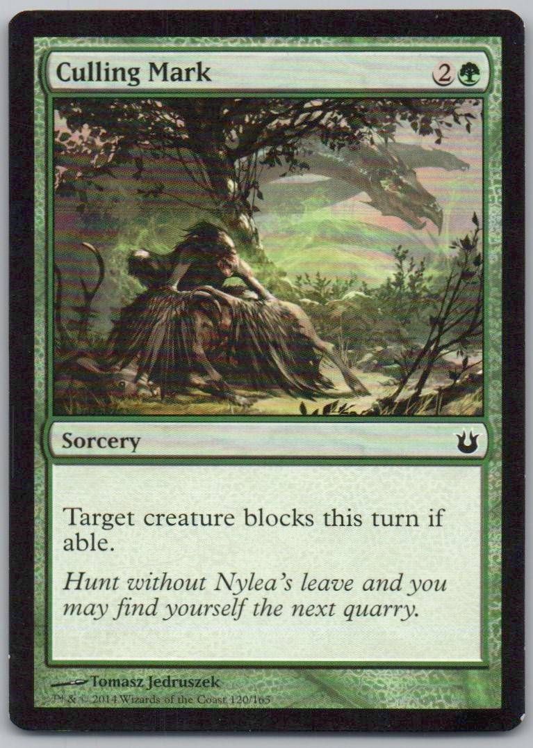 Culling Mark 120 Normal Sorcery Card - Born of the Gods