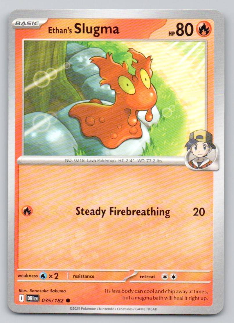 Ethan's Slugma 035 NOR Card - Destined Rivals