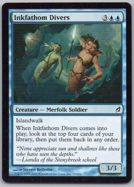 Inkfathom Divers 70 Normal Creature Card - Lorwyn