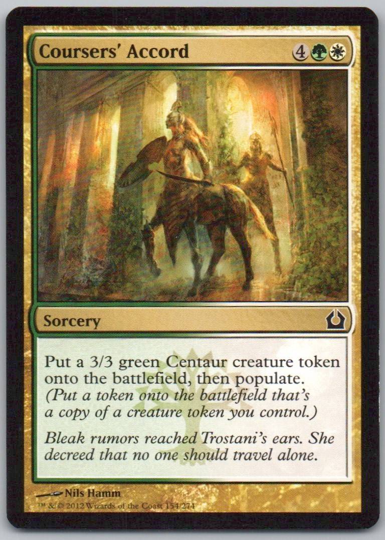 Coursers' Accord 154 Normal Sorcery Card - Return to Ravnica