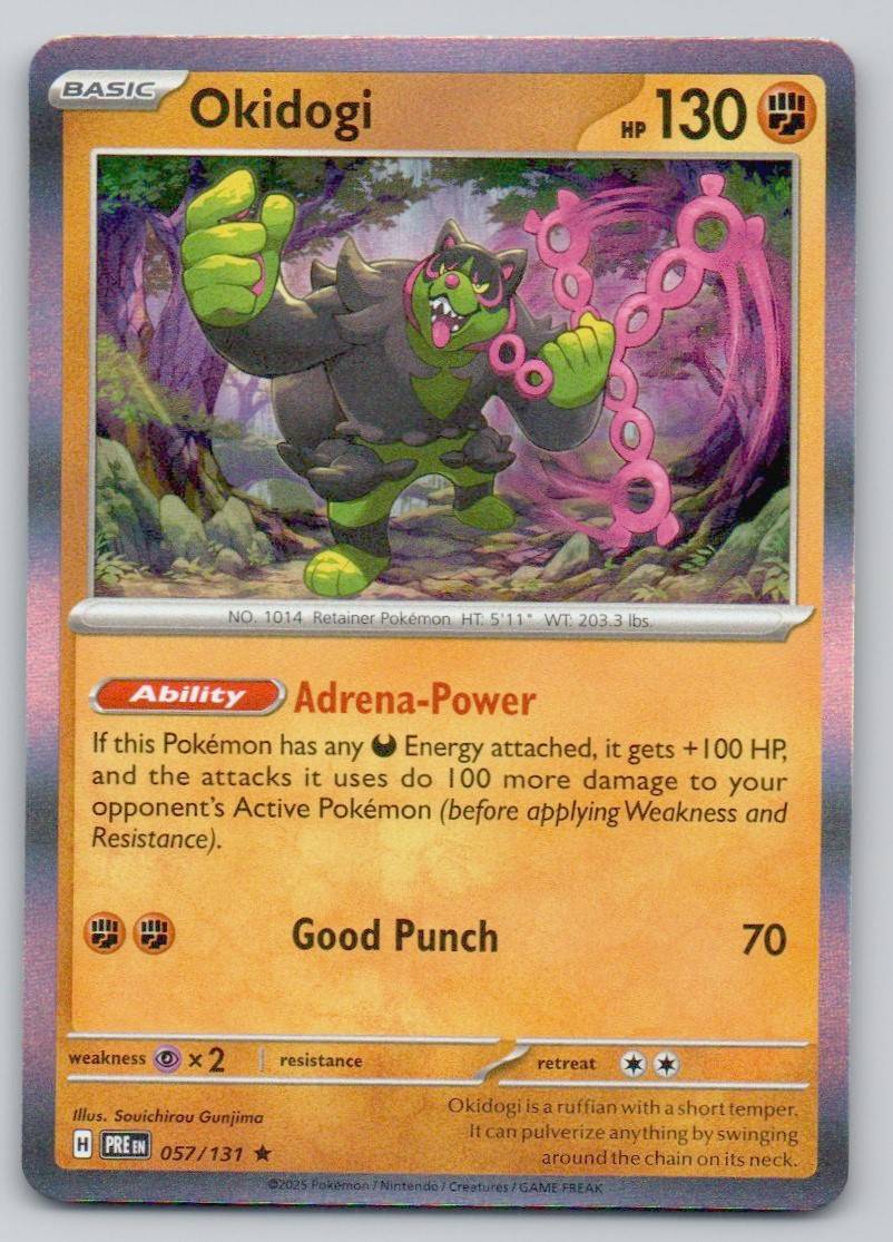 Okidogi 057 HOL Card - Prismatic Evolutions