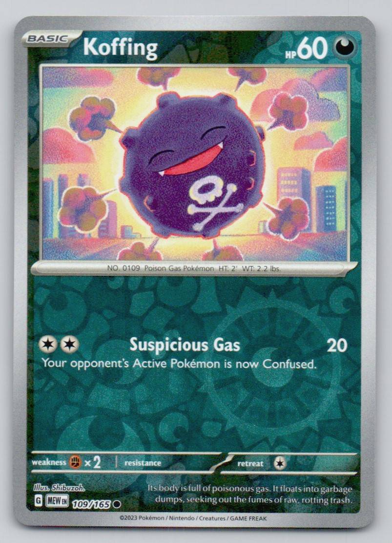 Koffing 109 REV Card - 151